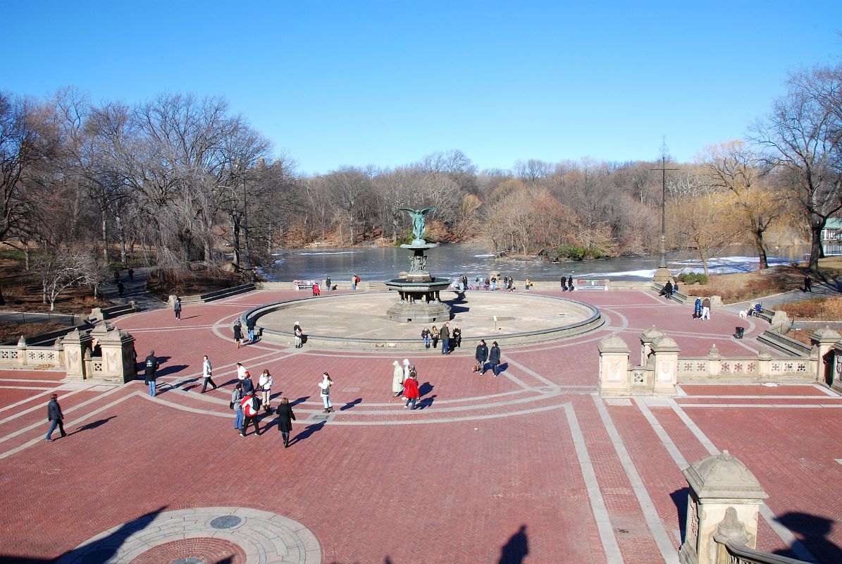 16H Bethesda Terrace And Fountain In Central Park In February